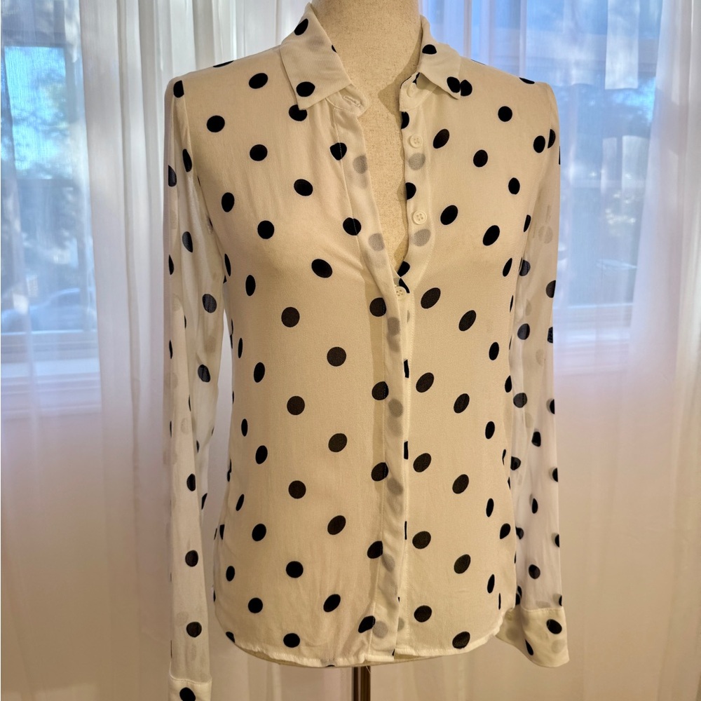 Reformation Cream and Black Garment